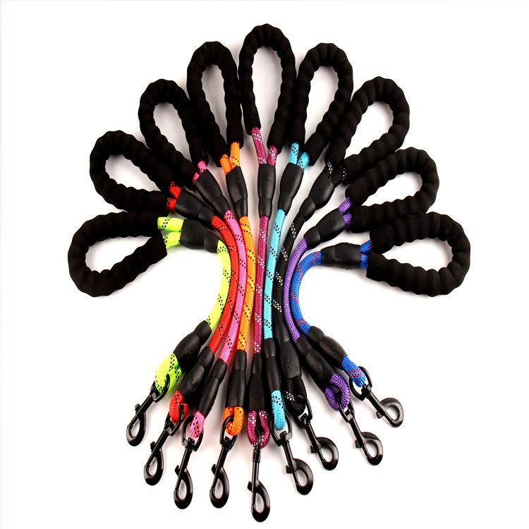 Pet Luminous Elastic Nylon Dog Walking Rope Leash_voghion.com