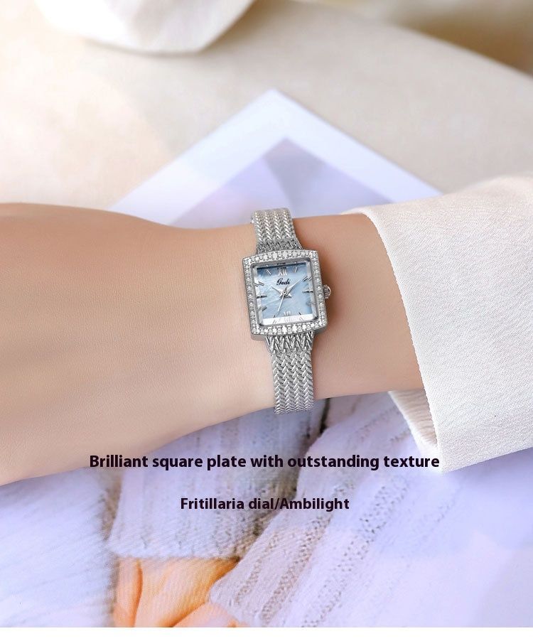 2025 New Niche High-end Beimu Watch With High Aesthetic Value, Medieval Light Luxury Square Plate Waterproof Quartz Watch_voghion.com