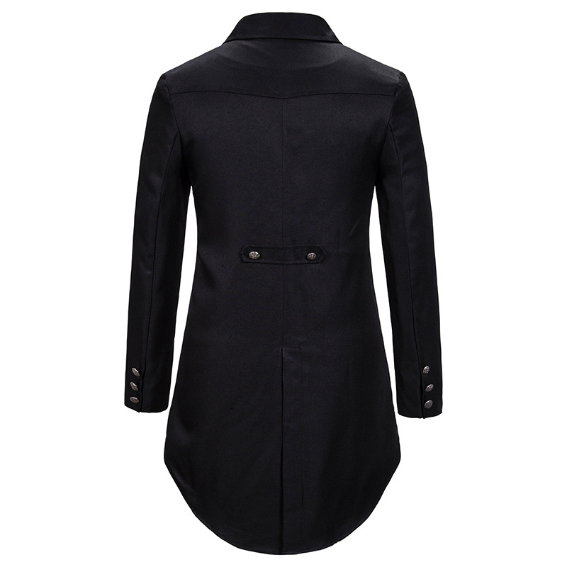 Heren jeugd effen kleur casual smoking toneelkostuum_voghion.com