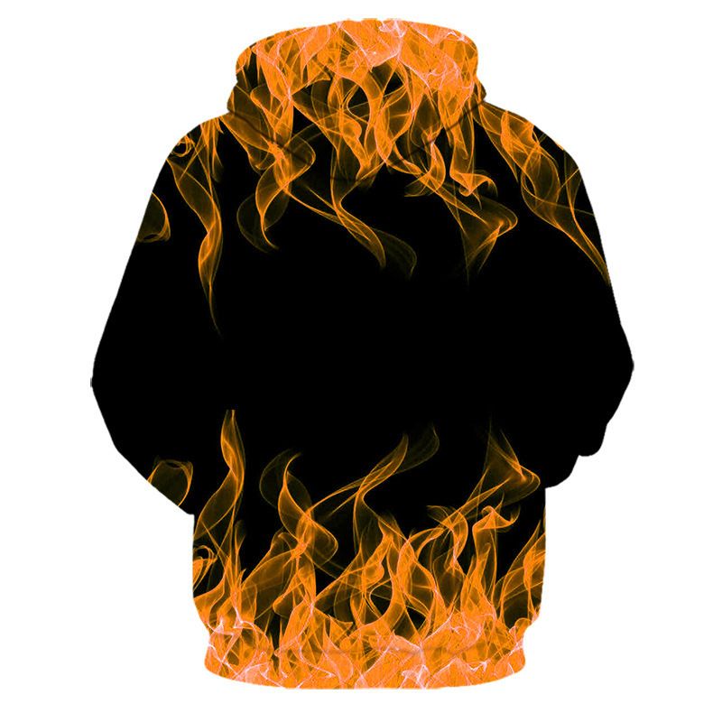 Felpa con cappuccio da uomo con stampa 3D di fiamme creative del 2025, stile Harajuku Y2K, oversize, per bambini, per primavera e autunno_voghion.com