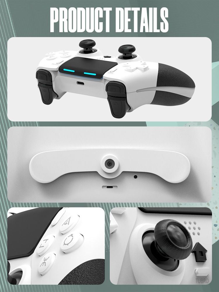 Geeignet für den kabellosen Bluetooth-Gamecontroller der PS4/Slim/Pro-Konsole mit somatosensorischem Sechs-Achsen-Vibration-T29-Griff_voghion.com