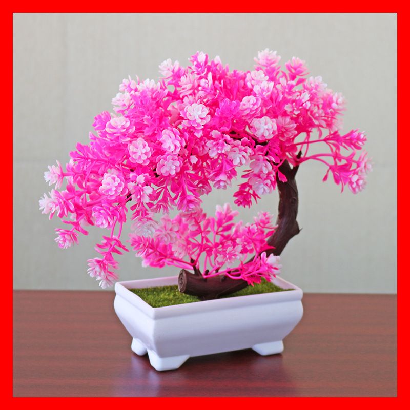 Ev Mobilya bitki saksı hilal bonsai küçük ağaç ev dekorasyonu çiçek süsleri yaratıcı mini çiçek süsleri_voghion.com