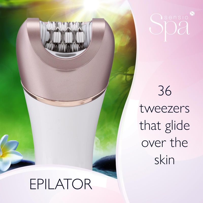 Sensio Spa 5 In 1 Callus Skin Remover, Epilator, Shaver, Exfoliator, Massager_voghion.com