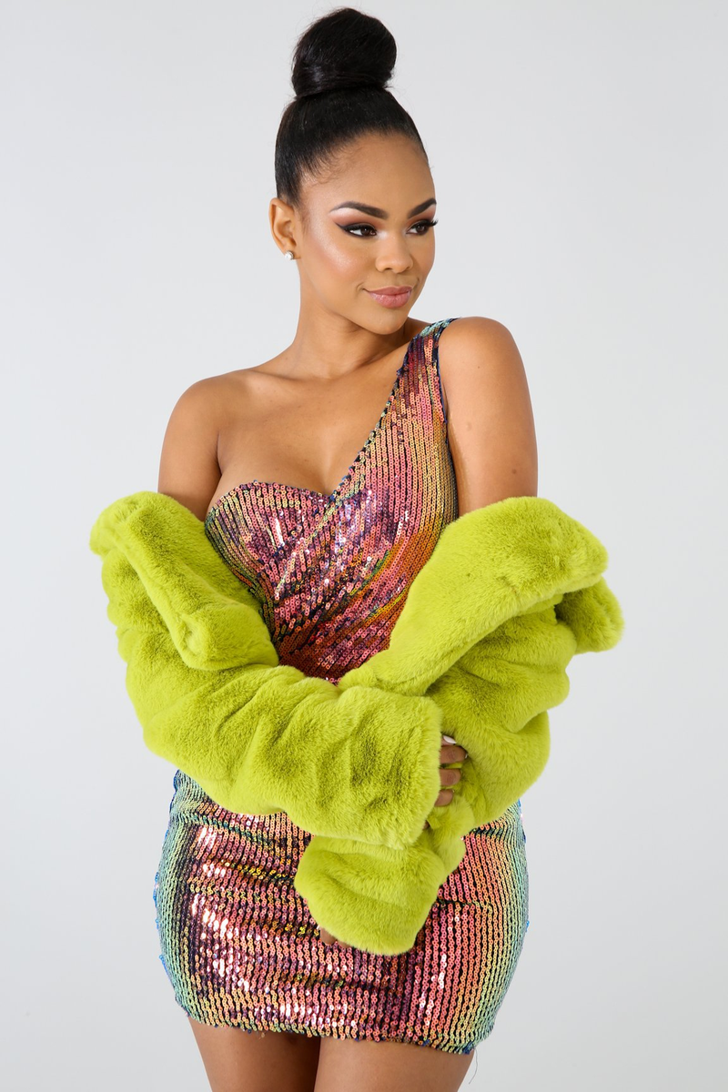 L'abbigliamento femminile desidera Dunhuang vendita calda autunno e inverno cardigan in pelliccia sintetica sciolto giacca corta cappotto soffice_voghion.com