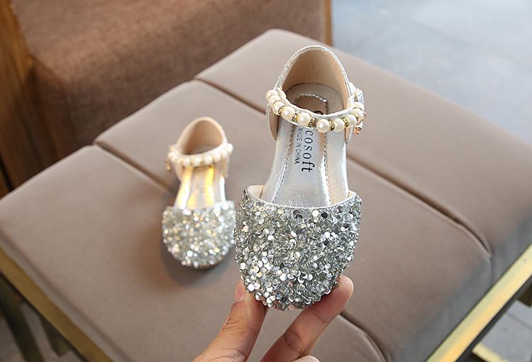 Mutter & Kinder 2025 Frühling Sommer Schuhe Für Mädchen Baby Prinzessin Schuhe kinder Casual Schuhe Pailletten Schuhe Perle Tanz Schuhe_voghion.com