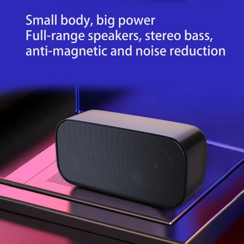 USB-computerhøjttaler PC-højttaler til stationær computer, bærbar computer, højttaler med høj lydkvalitet, kompakt størrelse, højere lydstyrke_voghion.com