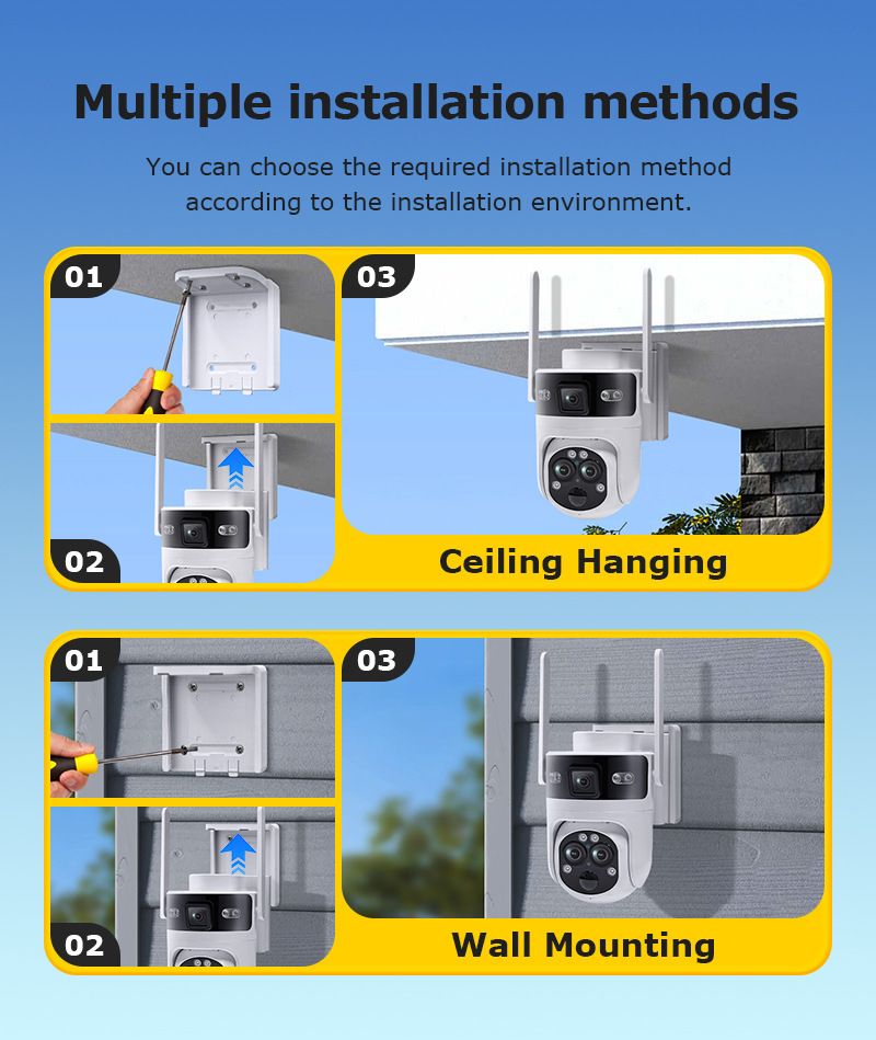 Security Cameras Exclusive New Solar Surveillance 4G Camera 15x Zoom Wireless Night Vision HD Camera Ball Machine_voghion.com