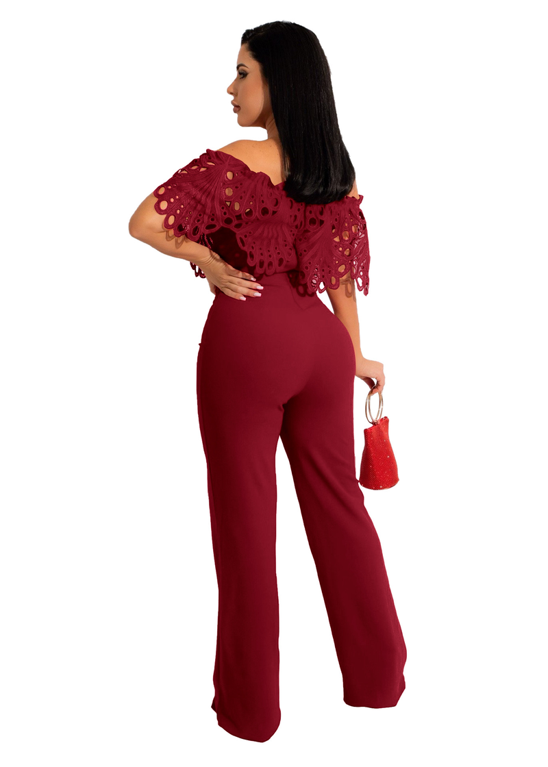 Women's Clothing sexy ruffled off-shoulder jumpsuit_voghion.com
