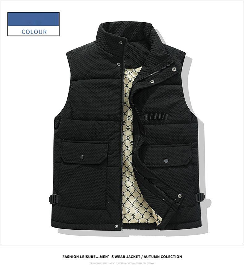 Semir Group GLM abbigliamento da lavoro in cotone autunno inverno per uomo e donna, collo alto largo, giacca gilet con spalle calde e spesse_voghion.com