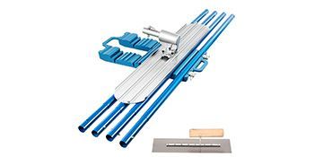 VEVOR Bull Float Magnesium Concrete Float 48 X 8" Round End Concrete Float Tool Cement Tool Bull Concrete Kit Bull Float With 4 Float Handle Bull Float Bracket Concrete Tools Finishing Bull Float_voghion.com