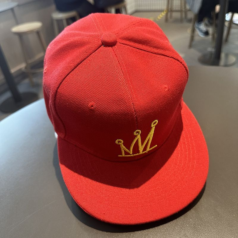 Hip Hop Men's Women's Flat brim Spring and Autumn Baseball Big Headed Street Dance Trendy Person Straight Board American_voghion.com