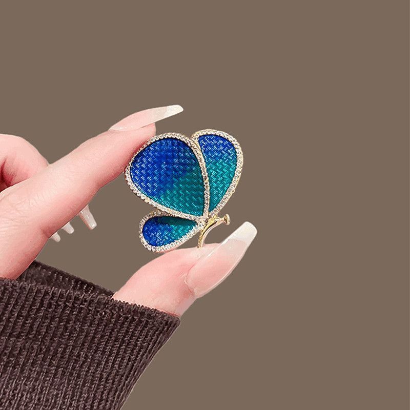Design Fashionable New Butterfly Corsage Pin Versatile Suit Anti-light Temperament Brooch Accessories Simple_voghion.com