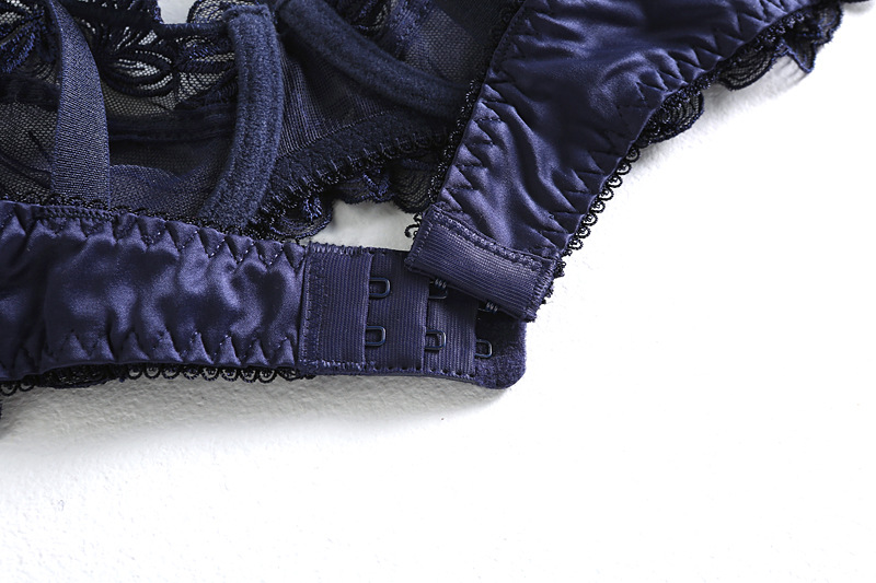 Sous-vêtements ultra-fins, confortables, surdimensionnés, en maille, broderie transparente, ensemble de soutien-gorge sexy pour femmes, 9160_voghion.com