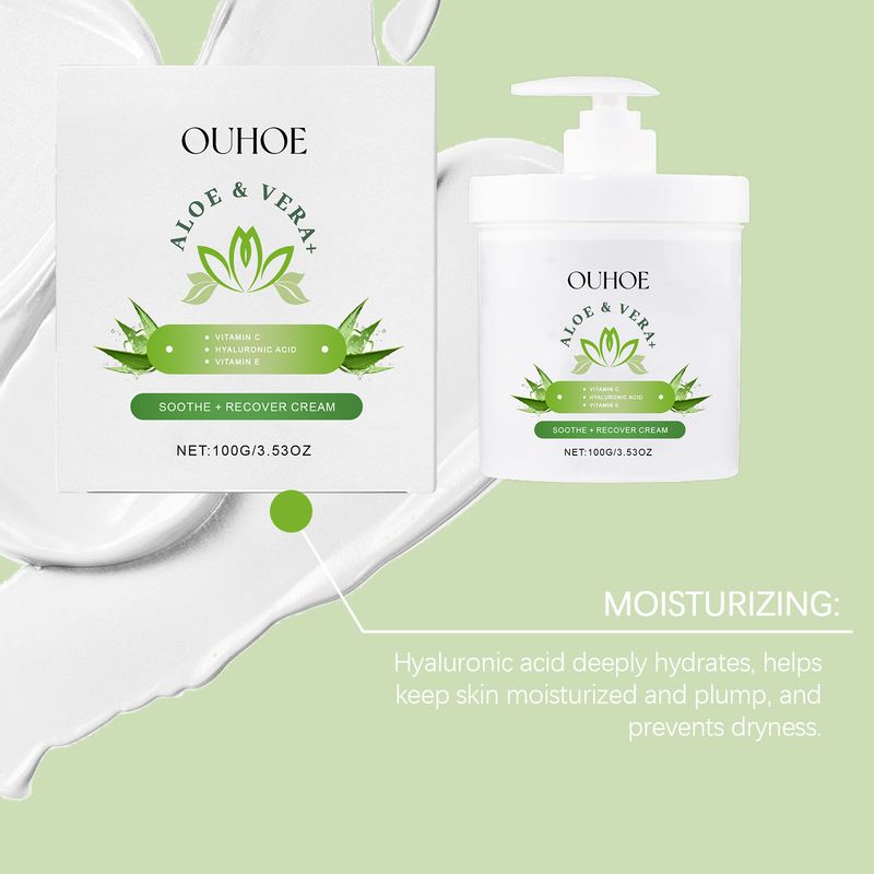 Aloe Firming Face Cream Hydrating & Nourishing Moisturizer For Glowing Skin, Anti-Aging & Soothing Care Non-Greasy_voghion.com