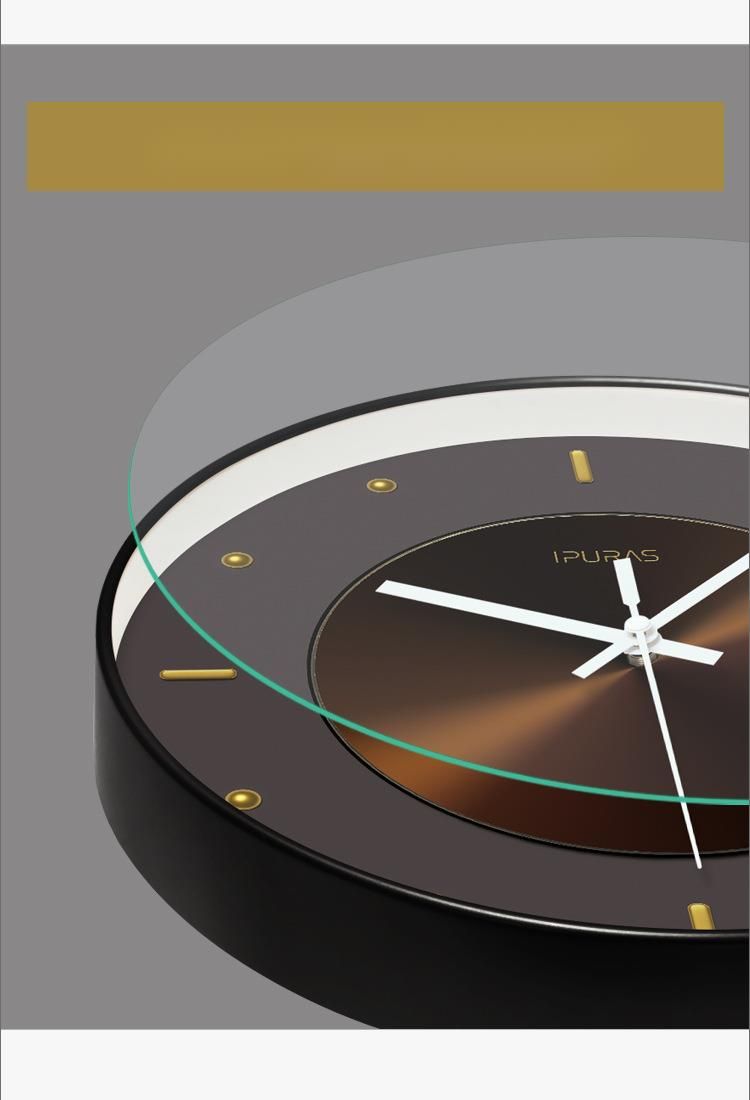 Yipula 7075 Luxury Living Room Modern Simple Elegant Creative Home Wall Clock_voghion.com