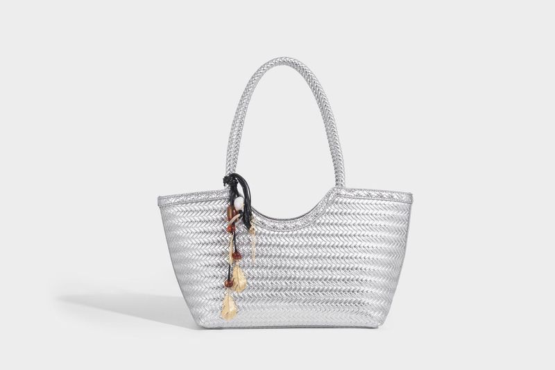 Borsa tote in pelle intrecciata con tasca interna, borsa a tracolla di grande capacità per uso quotidiano, shopping, viaggi - Design marrone chic_voghion.com