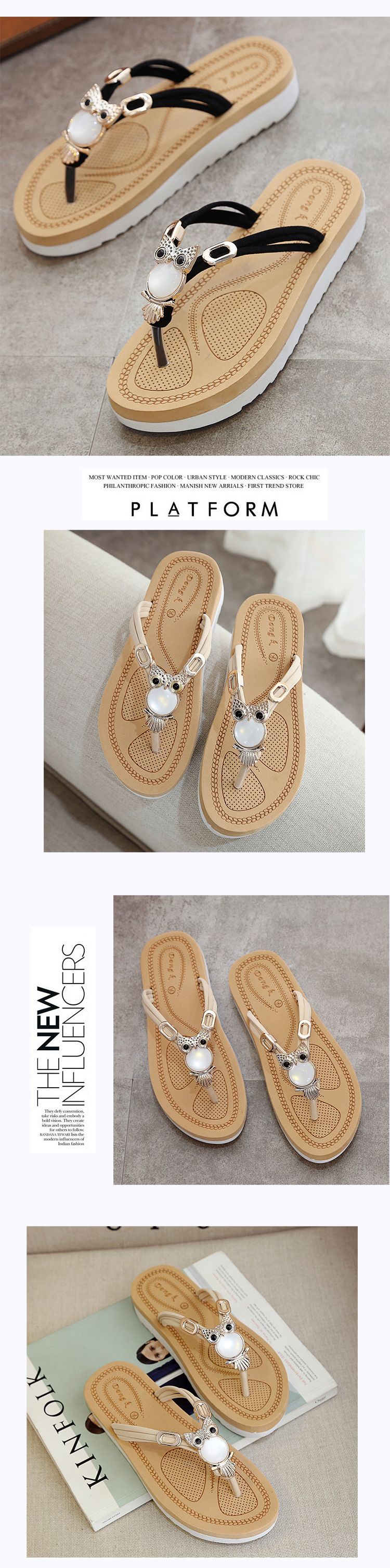2024 Estate Pantofole Tacco Piatto Punta Divisa Perline Acqua Diamante Sandali A Forma Di V Spiaggia Scarpe Da Donna_voghion.com