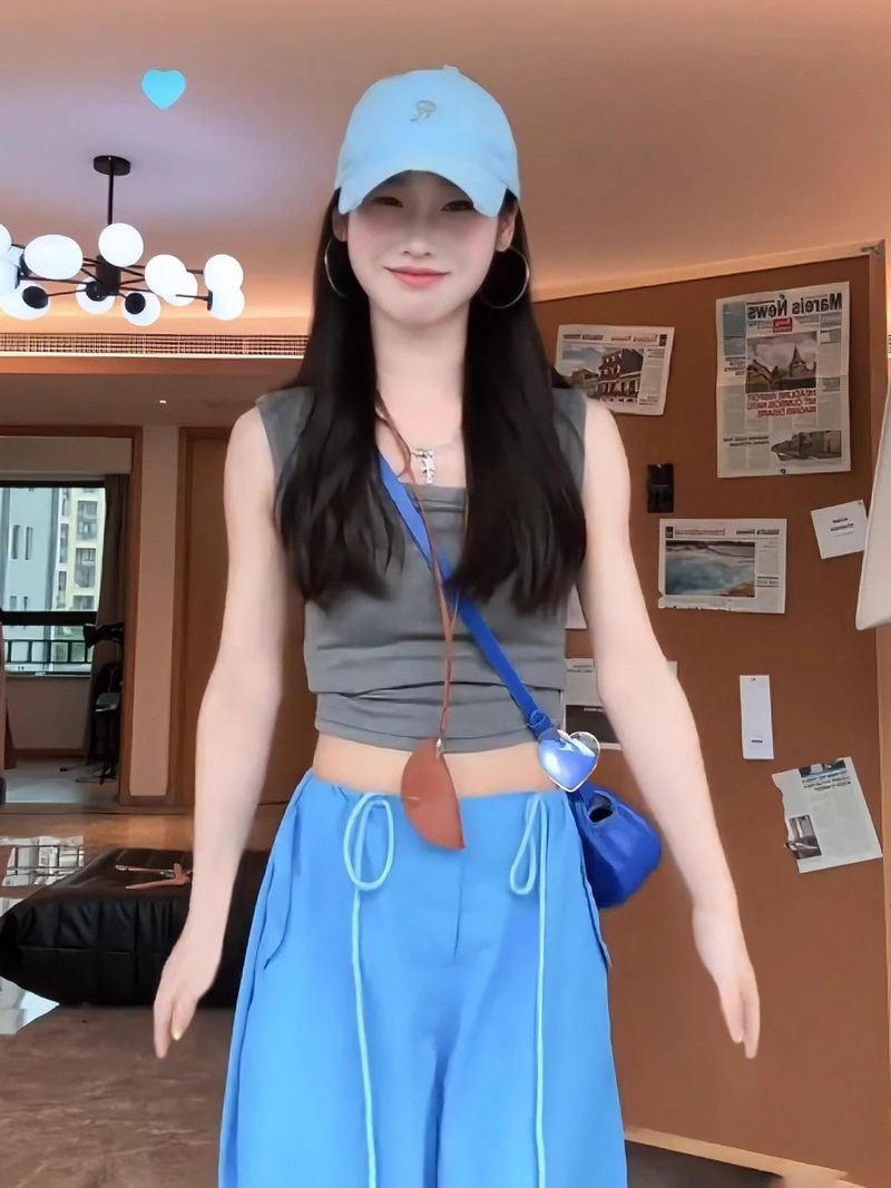 Plus Size Fat MM Versatile Solid Color Base Camisole For Women, Inner Wear And Outer Wear, Summer Backless Integrated_voghion.com