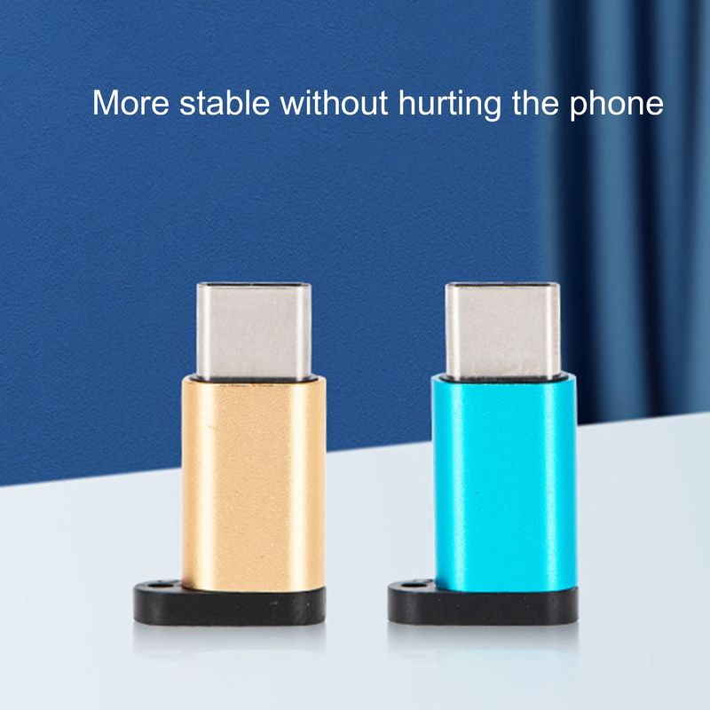 Xinweiqing Şarj Adaptörü Şarj Veri İletimi Mini Tip-c Mikro USB Dişi Dönüştürücü Cep Telefonu için_voghion.com