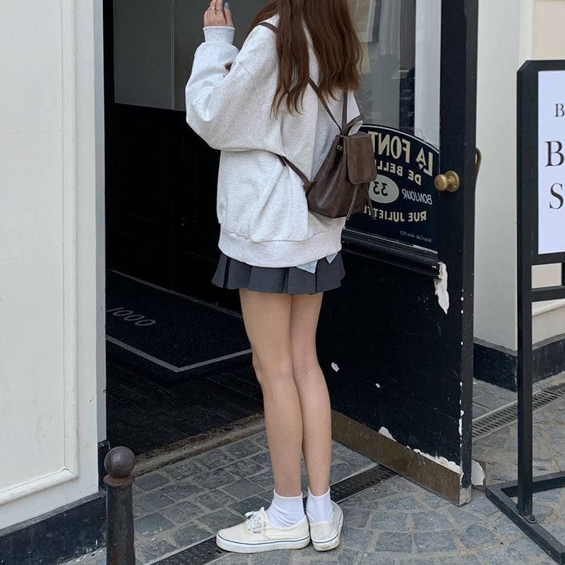 Brown shoulder bag, women's spring and summer new style, simple and artistic versatile shoulder bag_voghion.com