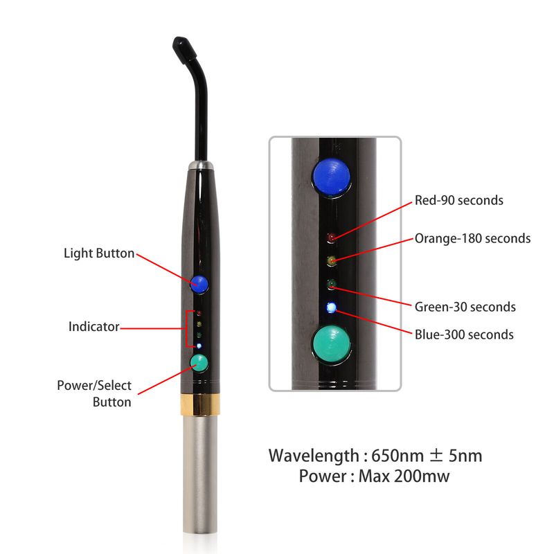 Dental Diode Laser System Drahtlose Photoaktivierte Heilung Laser Stift Oral Weichgewebe Lampe Perio Endo Chirurgische_voghion.com