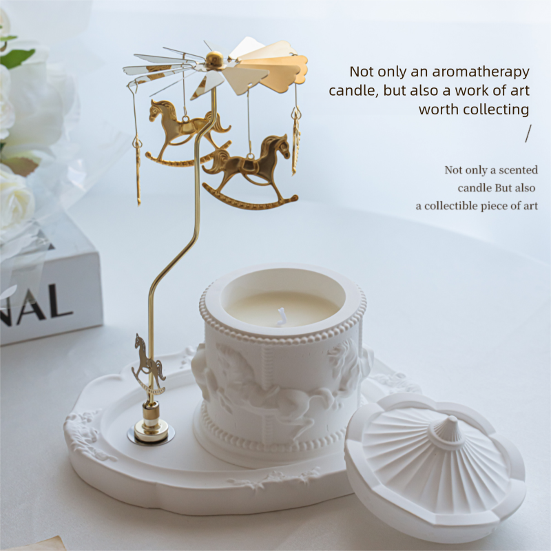 RYYD Karussell-Aromatherapie-Kerze, Duft für den Innenbereich, langlebige High-End-Atmosphäre, Geburtstagsgeschenk, Souvenir_voghion.com