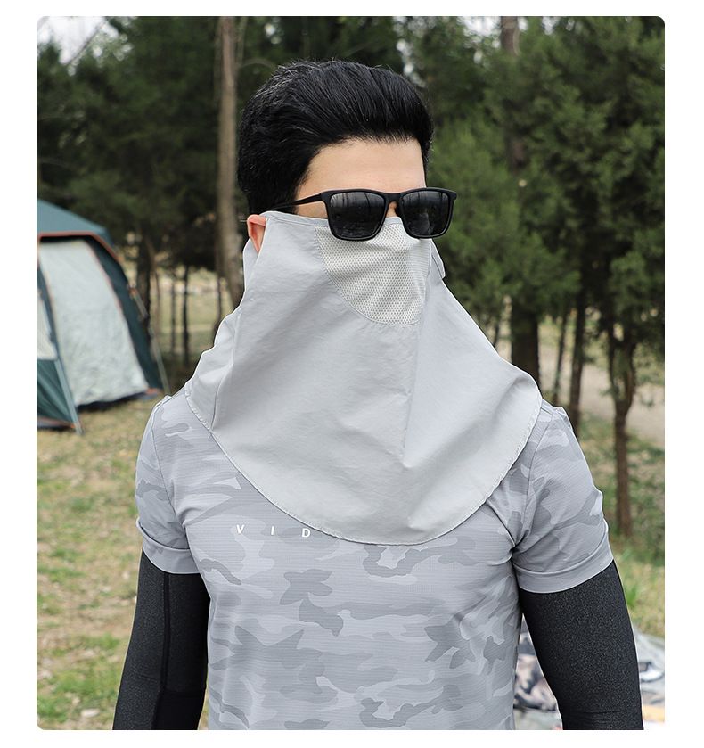 Gesichtsmaske für Herren mit Nackenschutz – atmungsaktives Netzgewebe zum Schutz vor Sonne, Staub und Insekten_voghion.com