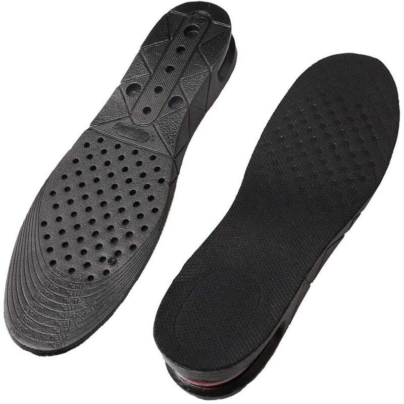 Palmilhas de aumento de altura almofada de sapato de ar inserção de elevador masculino feminino 3-9cm palmilha invisível variável corte ajustável mais alto_voghion.com