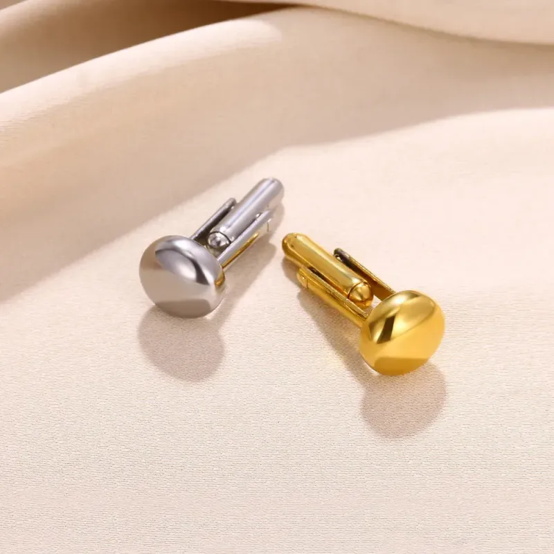 Gemelli da polso per uomo, bottoni da polso, fermagli per camicia, fibbia in acciaio inossidabile, gioielli da sposo per matrimonio._voghion.com