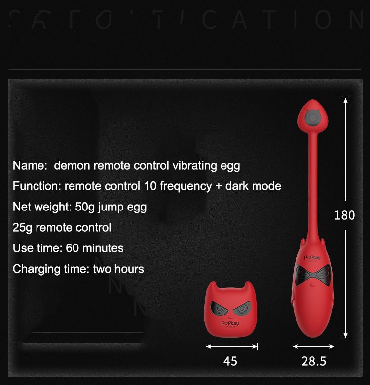 10 Speed Dual Remote Control Wireless Function Vibrator Sex Toys Small Demon Vibrating Egg_voghion.com