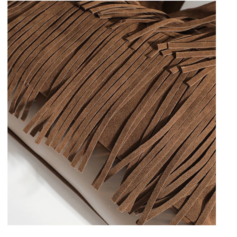 Borsa a tracolla singola da donna in stile Dune, con nappa, fatta a mano, grande capacità, per autunno e inverno, di alta qualità, versatile, casual, quotidiana._voghion.com