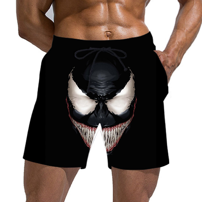 Summer beach pants Men's Quick Dry Surf Pants Casual pants Couple shorts 3D beach pants Swimming shorts_voghion.com