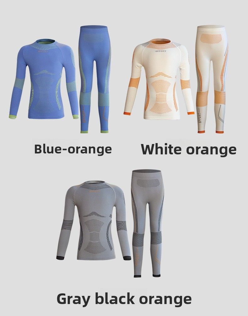 Autumn Winter Children's Quick-Dry Clothing Boys And Girls Professional Compression Thermal Breathable Ski Suit_voghion.com