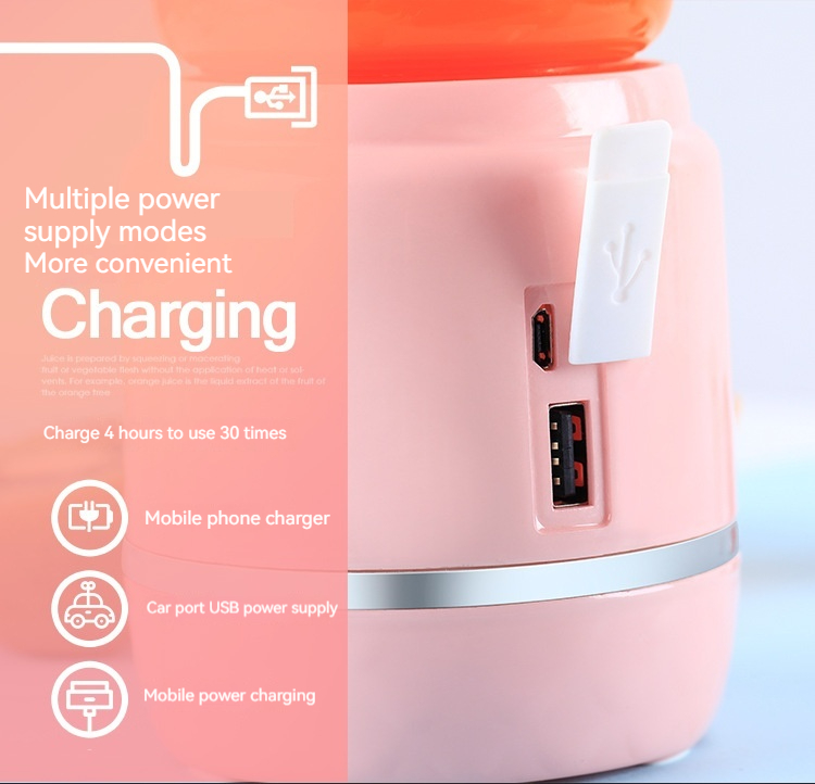 Bärbar juicepress, Kopp, Mini färskpress, Gåva, Små hushållsapparater_voghion.com