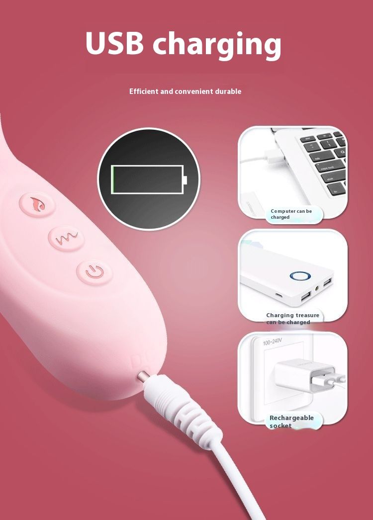 Vibrator cu încărcare și încălzire pentru produse sexuale pentru femei, dispozitiv de masturbare, stick de masaj privat, automat_voghion.com