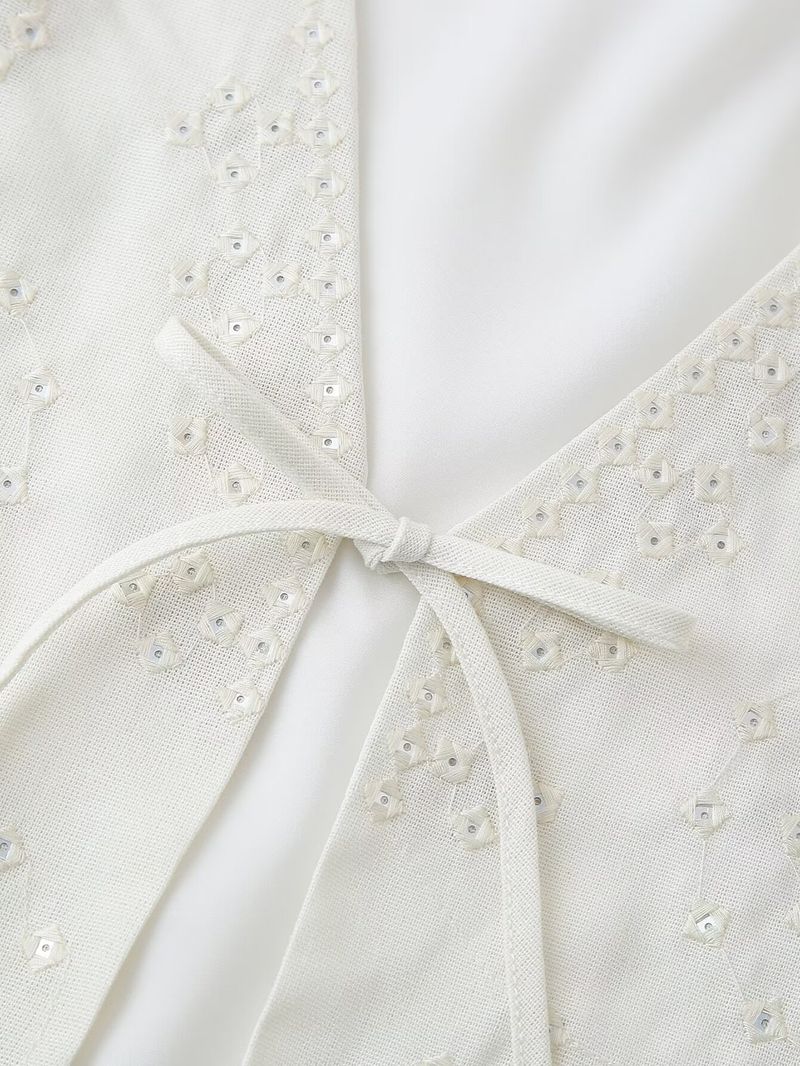 Vente chaude Aonibeier Y2K Broderie Paillettes Brillant Femmes Mini Traf Été Fronces Large Ceinture Une Ligne Femme Extrême Jupe Courte_voghion.com