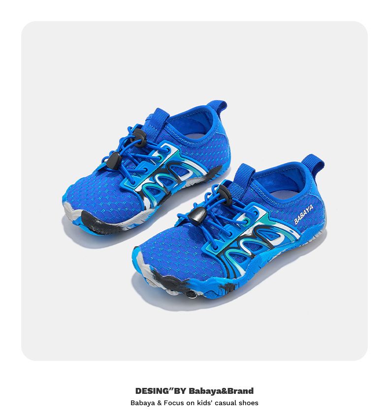 XD-YS50821 Girls' Sports Sandals, Summer New Children's Casual Breathable Running Shoes, Boys' Thin Single Mesh Shoes_voghion.com