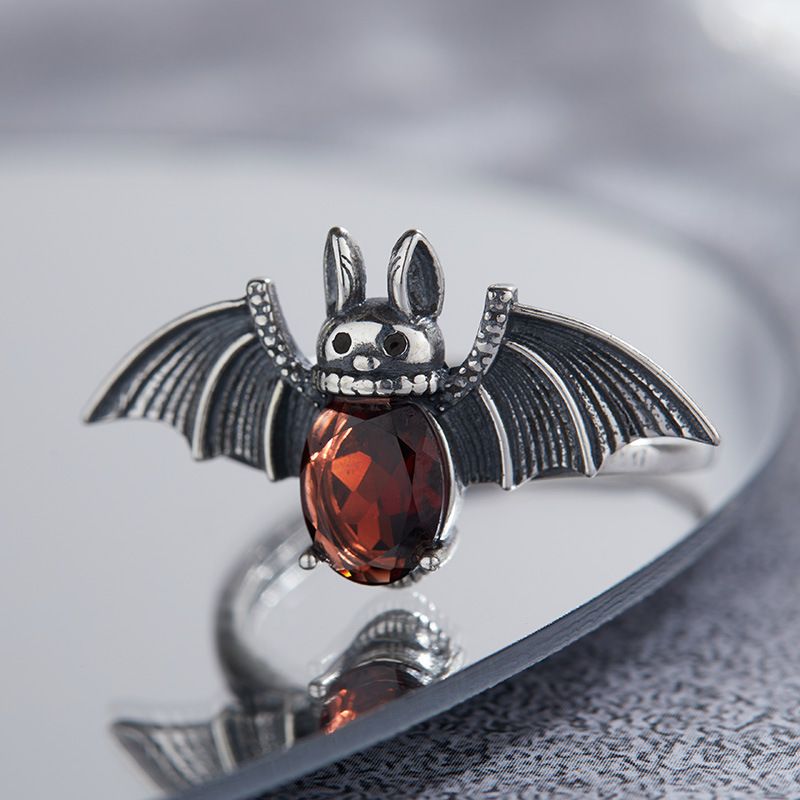 Anello di gioielleria naturale puro con pietra preziosa colorata tailandese, per uomini e donne, in argento semplice_voghion.com