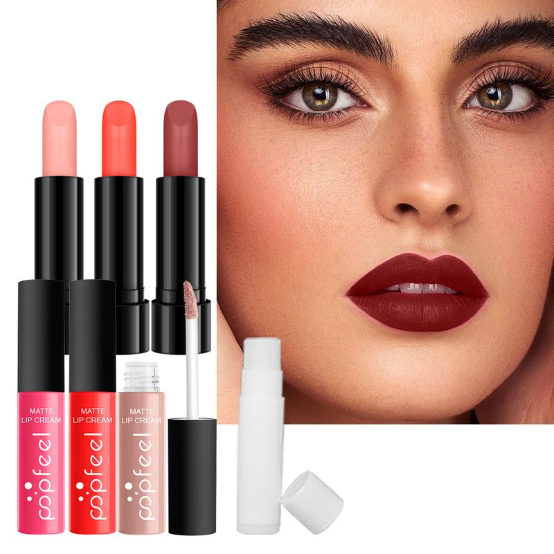 Sets Lidschatten Foundation Lippenstift Anfänger Kosmetik Komplettset Kombination Anfänger Leichtes Make-up Geschenkbox_voghion.com