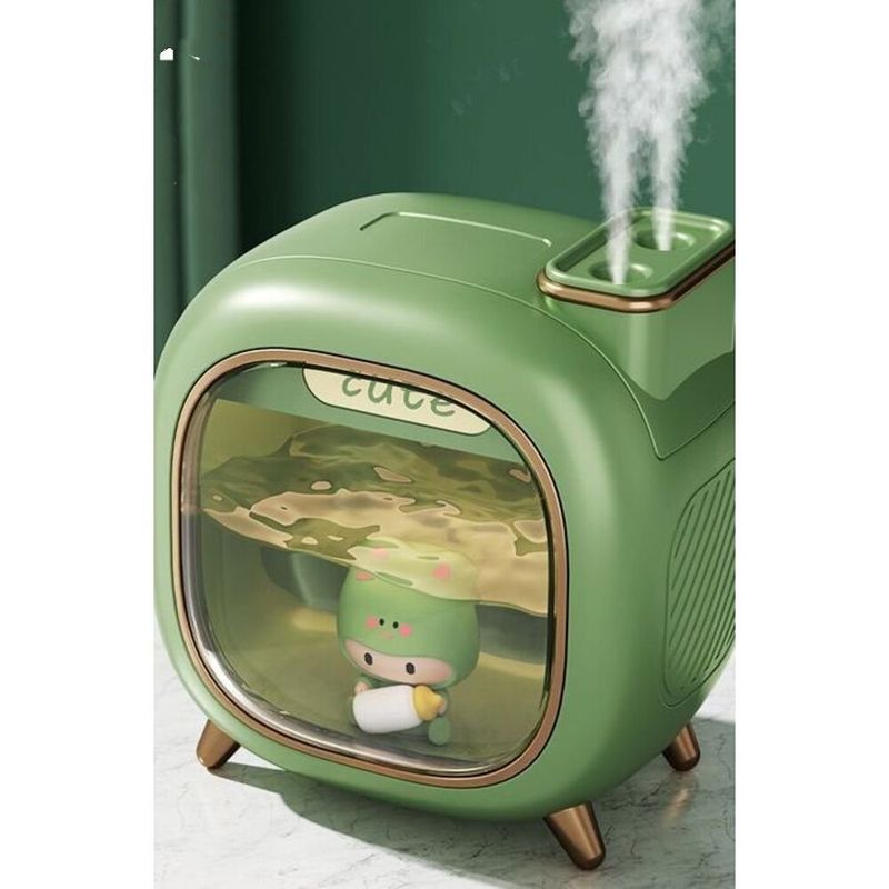 Luftbefeuchter Kleines Schlafzimmer Home Silent Wiederaufladbares Studentenwohnheim Aromatherapie-Gerät Geburtstagsgeschenk für Mädchen Luftbefeuchter_voghion.com