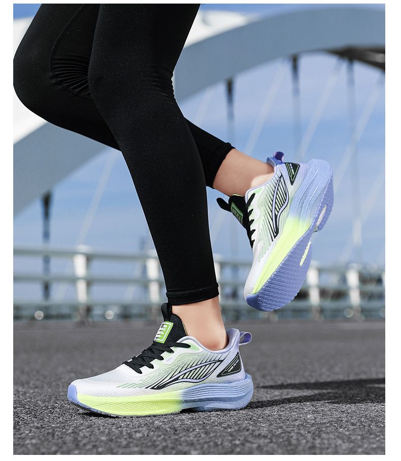 Spring Sneakers Female Students Breathable Springback Cushioning Running Shoes For Lovers_voghion.com