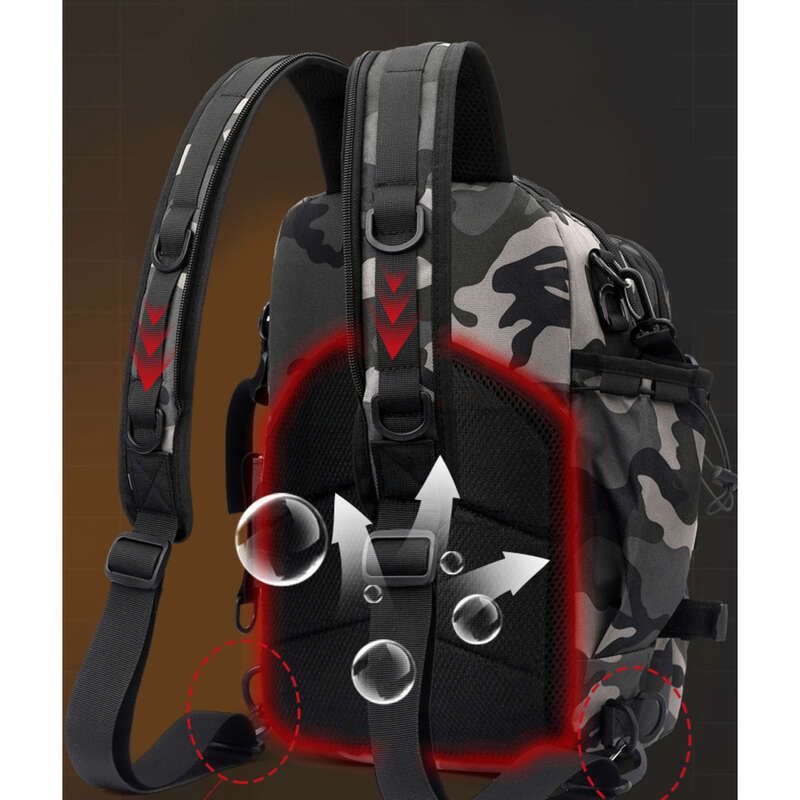 New Single And Double Shoulder Multi Functional Waist Sports Outdoor Large Capacity Luya Rod Fishing Gear Bag_voghion.com