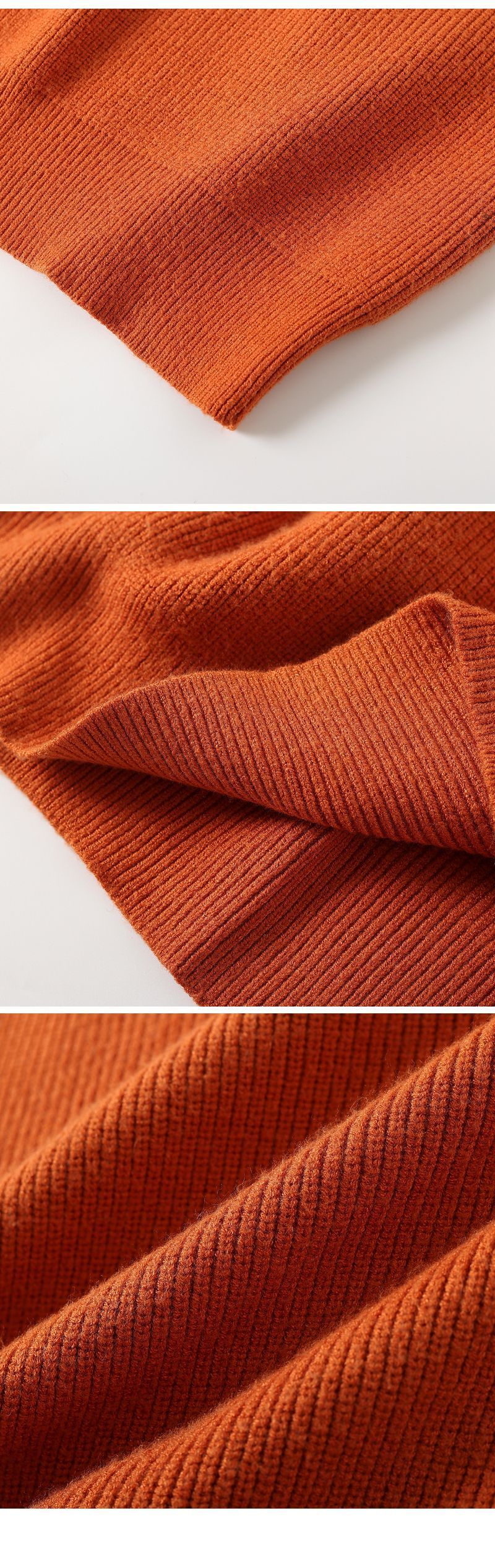 Damenbekleidung, ärmelloser Pullover mit hohem Halsausschnitt, Strickoberteil – Herbst/Winter, einfarbig, lockere Passform, lässige Pulloverweste_voghion.com