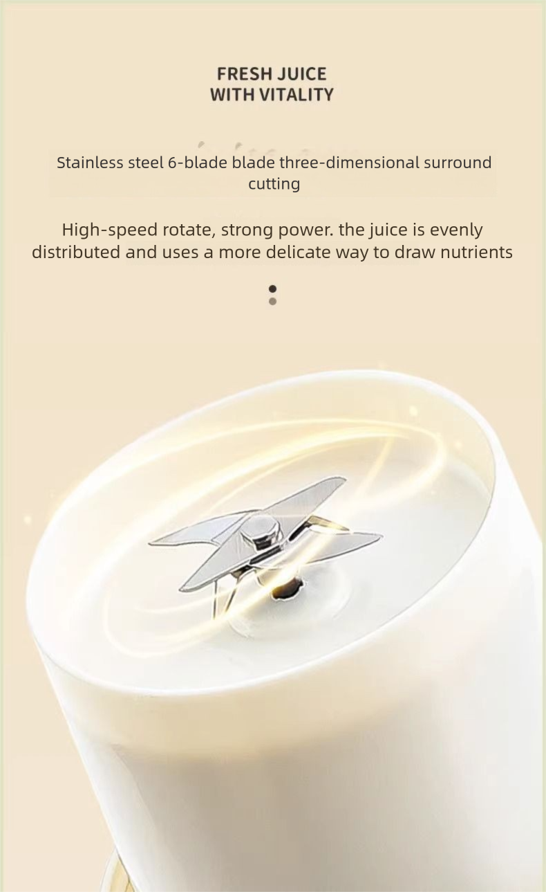 DENGTAOPU Cup Integrated Portable Juicer Household Small Large Capacity Bucket Dormitory Rechargeable_voghion.com