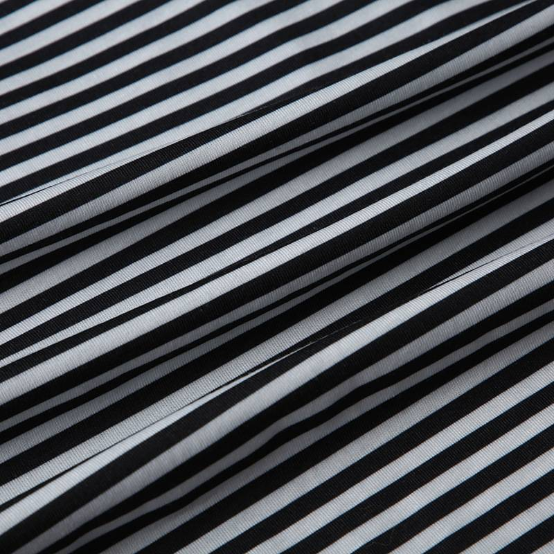 Lässige Streifen Niedrige Taille Baggy Jogginghose Kordelzug Elastische Hose Frauen Beiläufige Lose Gerade Bein Hosen Sommer Streetwear_voghion.com