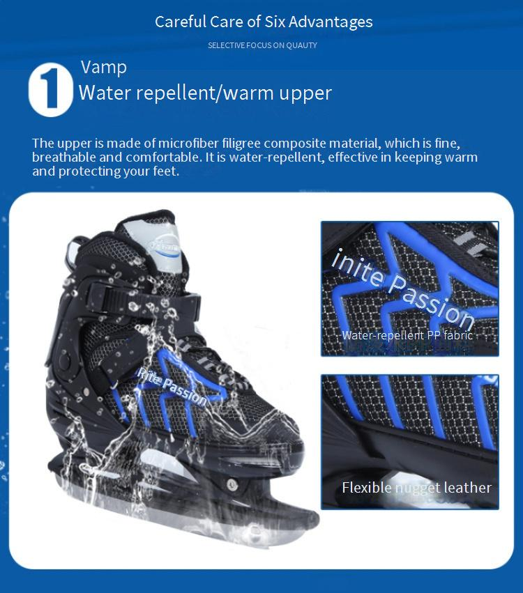 Banwei schaatsen Warme schaatsen Balmes Schaatsmes Mannen en vrouwen Volwassenen Kinderen Verstelbare maat schaatsen_voghion.com