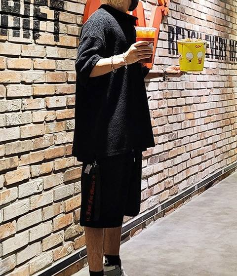 Revers-T-Shirt, Poloshirt, Sportbekleidungsset für Herren, Sommerhandtuch, lockeres Kurzarmhemd und Shorts, zweiteiliges Set_voghion.com