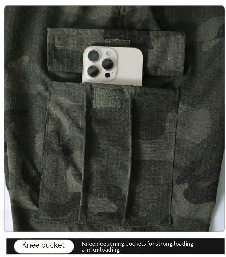 Taktisches Tarnuniform-Set – Strapazierfähige Militärarbeitskleidung für Männer, Outdoor-Training und Feldeinsätze (mehrere Farben und Größen erhältlich)_voghion.com