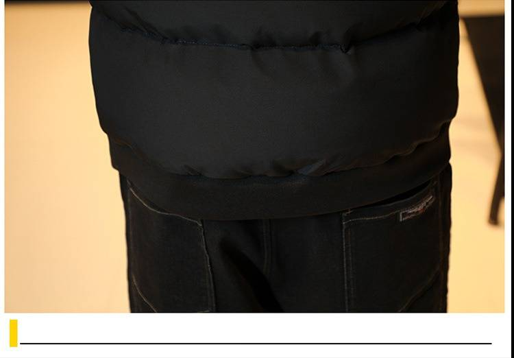 Leichte Daunenjacke für Herren – Business-Casual-Wintermantel mit Stehkragen und winddichtem Design_voghion.com