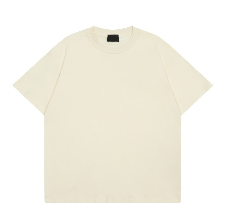 Man's clothing Hipster back monogram print loose FOG short sleeve T-shirt man_voghion.com